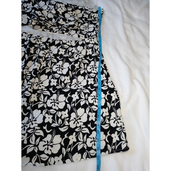 Faithfull the Brand Gaia Behati Floral Mini Dress Black White Lined Size 8/L NWT - Picture 13 of 15